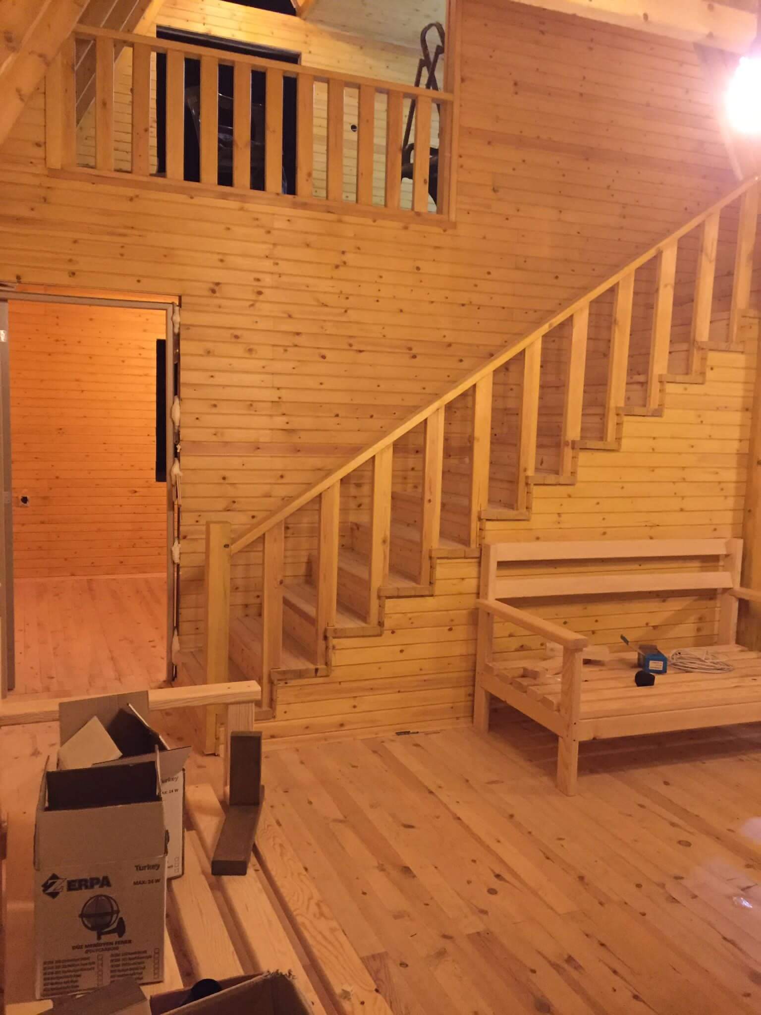 İkiz bungalov merdiven