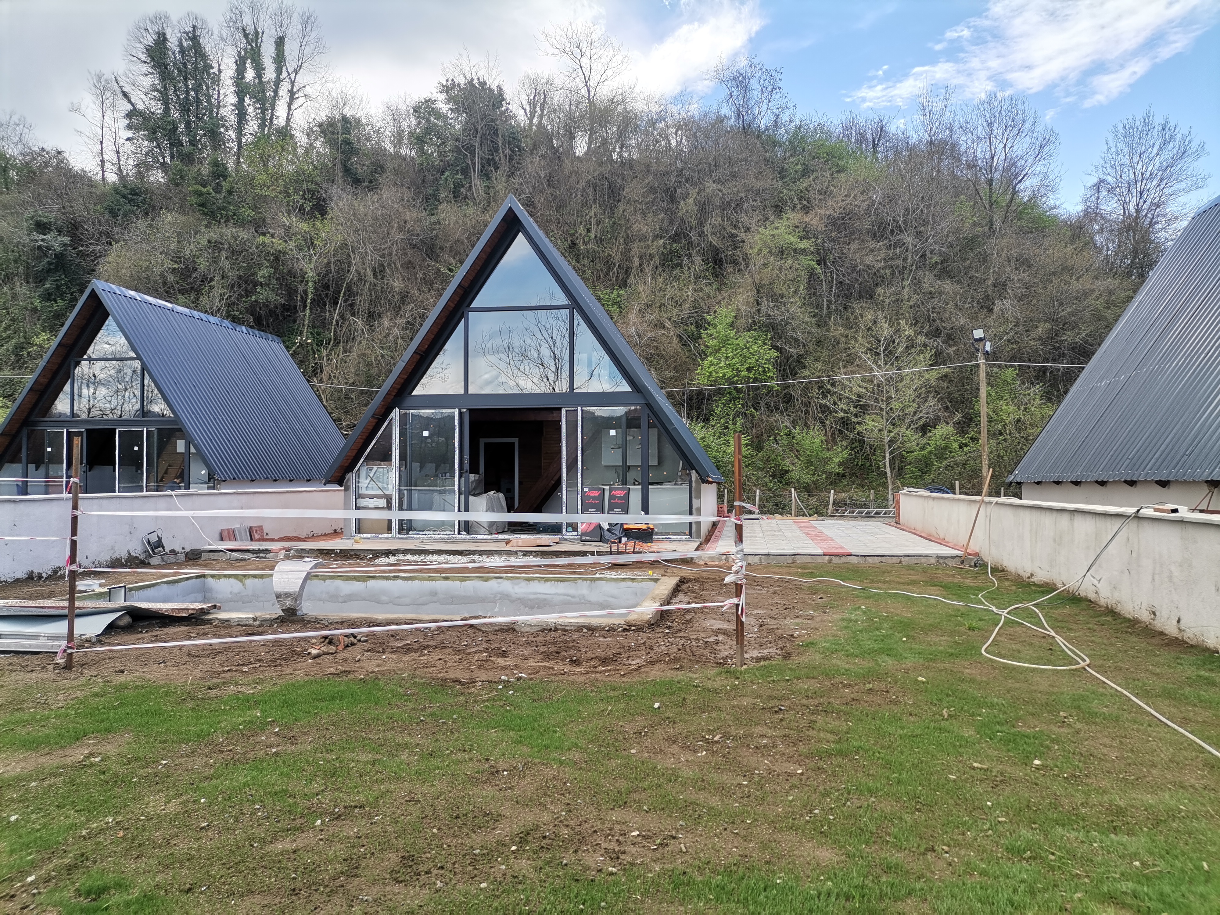 Çelik konstrüksiyon, ahşap döşeme